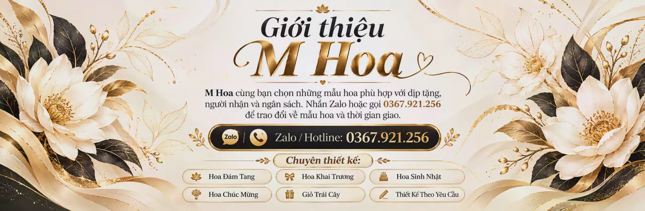 Ảnh bìa Shop hoa tươi Phường Lái Thiêu Hồ Chí Minh - Tư vấn mẫu hoa hợp ngân sách